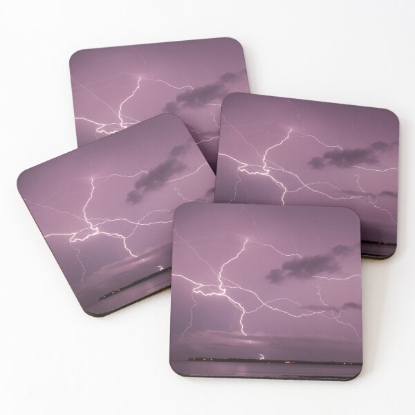 Item preview, Lightning crawler across the harbour sky designed and sold by mhall.