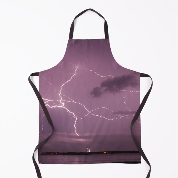 Item preview, Lightning crawler across the harbour sky designed and sold by mhall.