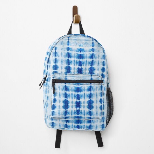 Item preview, Indigo Blue and white tie dye pattern lines designed and sold by creativinchi.