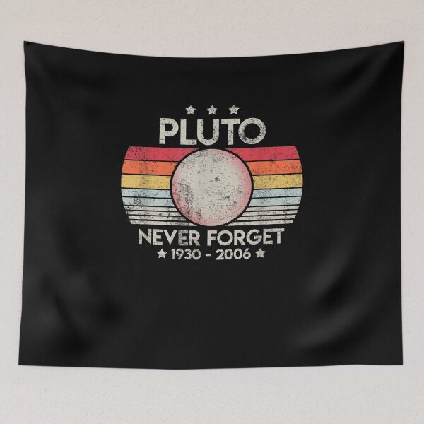 Item preview, Never Forget Pluto 1930-2006 Retro Planet Astronomy designed and sold by Jocasta1998.