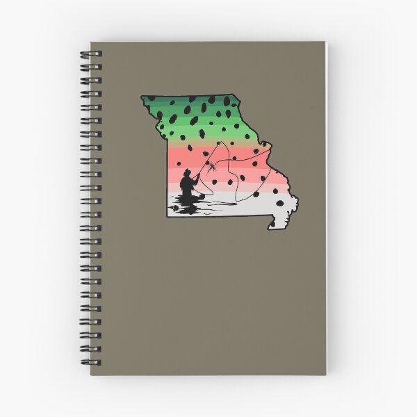 Item preview, Rainbow Trout Fishing Missouri Fly Fishing designed and sold by TeeCreations.