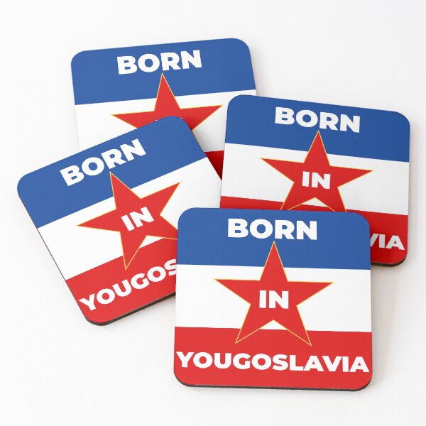 Item preview, Yugoslavia flag, born in yugoslavia designed and sold by Kinisis.