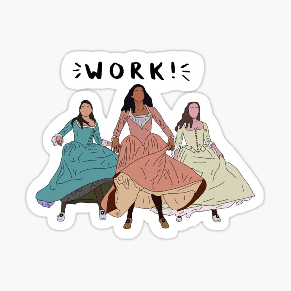 Hamilton the Musical Sticker Pack Decal Stickers for Laptop, . Hamilton  Stickers, Hamilton Gifts Schuyler Sisters, King George 