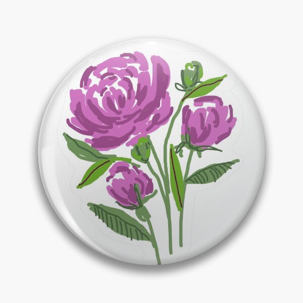 Artikelvorschau, Leuchtend rosa lila Pfingstrosenblume entworfen und verkauft von Madeline Hollar.