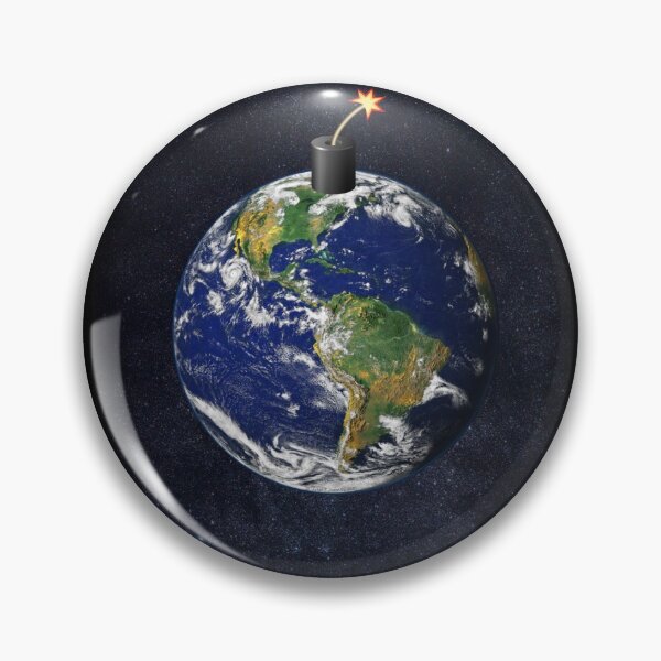 Item preview, Sad Planet 04.  Climate change poster. designed and sold by JulianFJones.