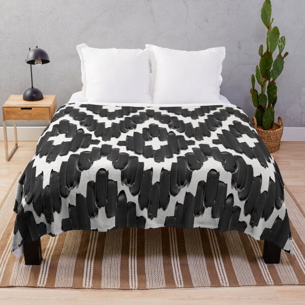 Item preview, Textile Diamonds – Black & White designed and sold by Cat Coquillette.