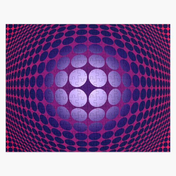 Victor Vasarely Homage 28 Jigsaw Puzzle