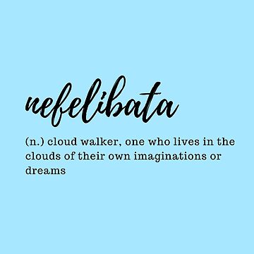 Nefelibata Aesthetic Word Definition