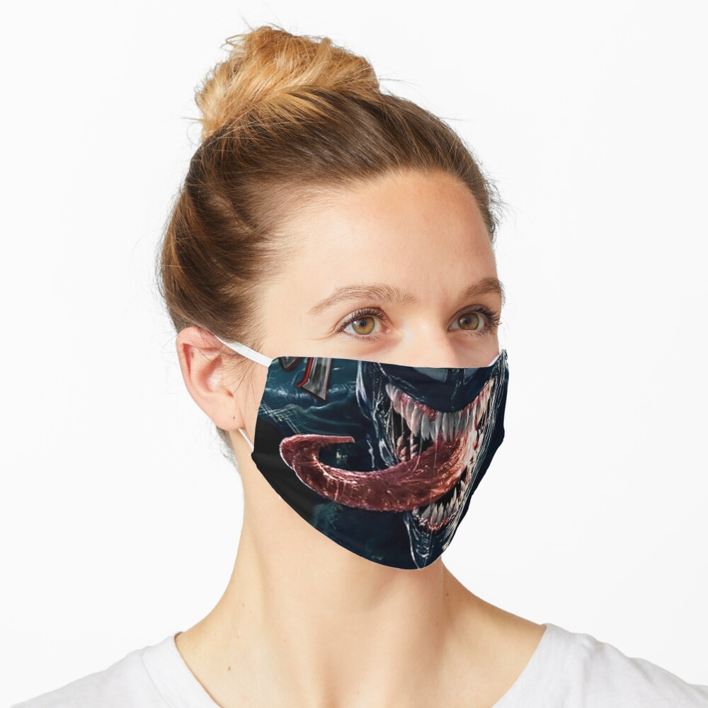 Venom Mask Mask By Mscaramanniquin Redbubble - venom mask roblox