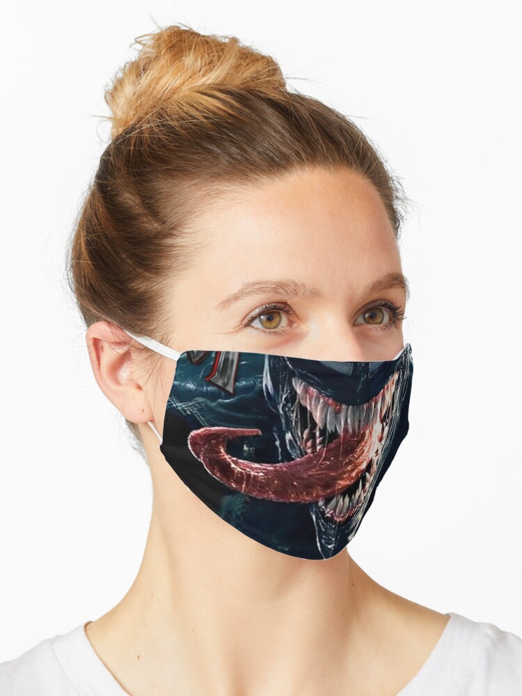 Venom Mask Mask By Mscaramanniquin Redbubble - venom roblox face