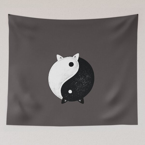 Item preview, Cat Yin yang  designed and sold by Lactus.