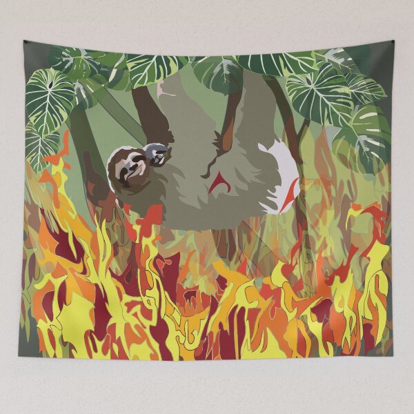 Item preview, Rainforest Sloth designed and sold by TinaMarieArt.
