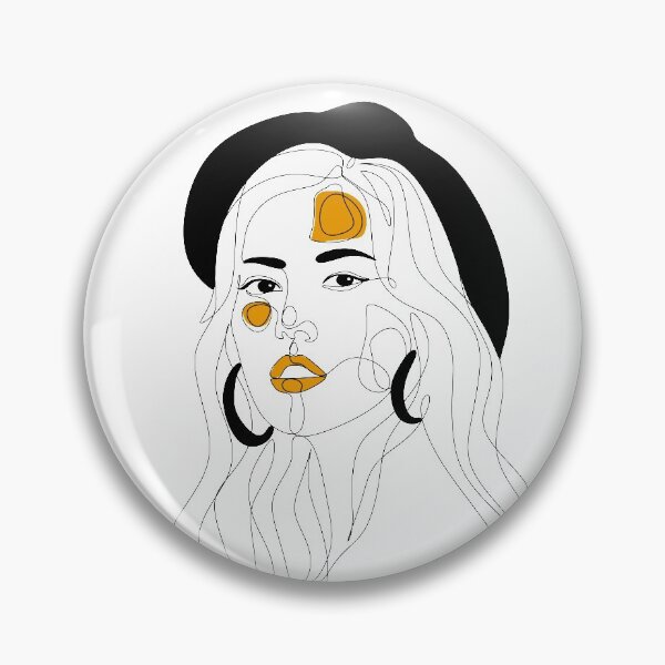 Item preview, Woman face vector. Portrait of young woman with hair. Face of beautiful girl. Hand-drawn illustration. Beauty salon logo. Line drawing. Line illustration. Strong woman. One line face designed and sold by OneLinePrint.