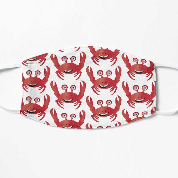 Mr Crabs Face Masks Redbubble - monkey emoji w rolex gold watch roblox