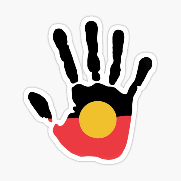 Aboriginal Flag Aboriginal Lives Matter Sticker