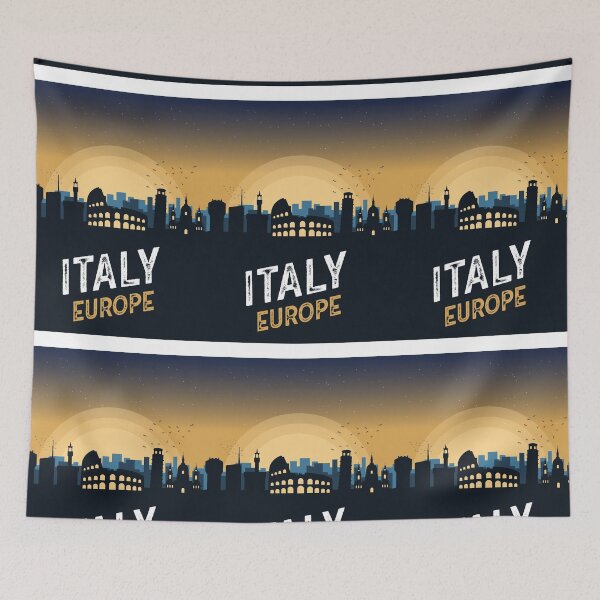 Item preview, Night Italy Skyline designed and sold by louzaartist.
