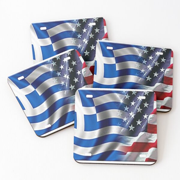 Item preview, greek american flag designed and sold by BLDAIRSH.