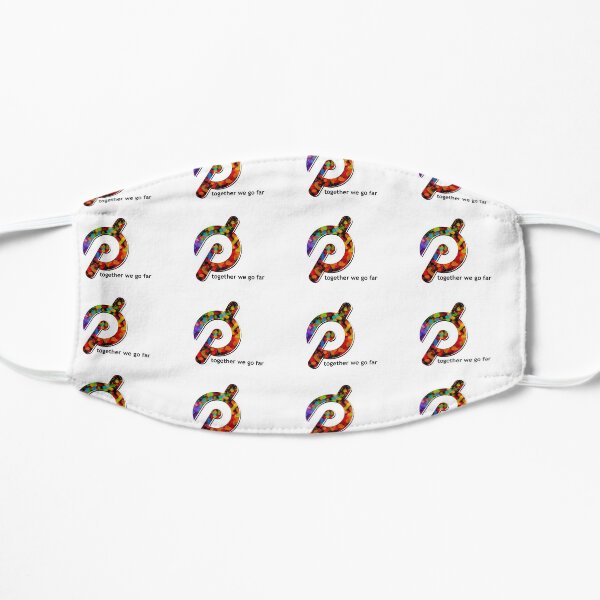 together we go far Flat Mask