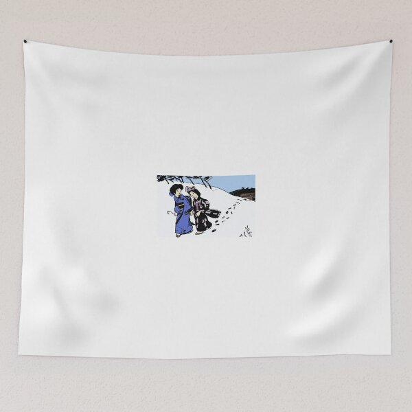 Item preview, These sisters are walking on a cold snowy day designed and sold by greengoodnich.