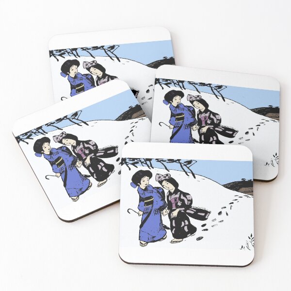 Item preview, These sisters are walking on a cold snowy day designed and sold by greengoodnich.