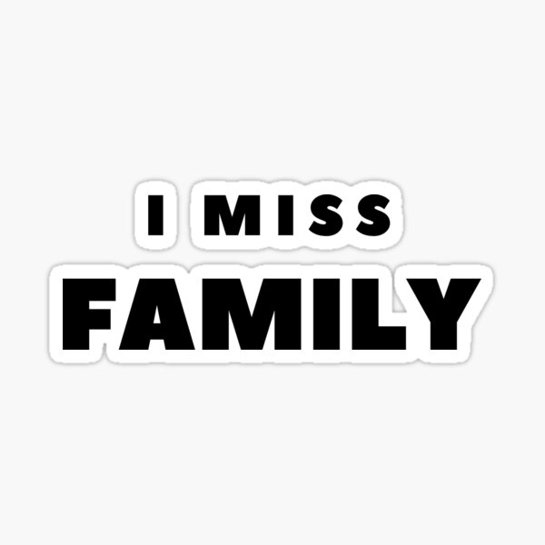Aperçu de l'œuvre JE MANQUE LA FAMILLE créée et vendue par FabSpark.