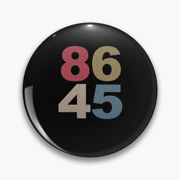 Item preview, Retro 70s Vintage Impeach Trump 8645 designed and sold by AmadaLevile.