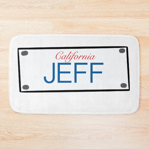 Item preview, California License Plate Names Jeff designed and sold by LinhlyHarwell13.