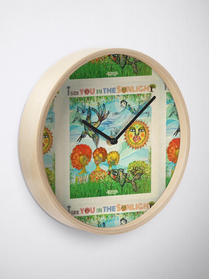Alternate view of I see you in the Sunlight Clock