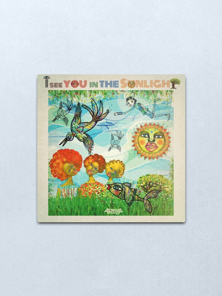 Alternate view of I see you in the Sunlight Metal Print