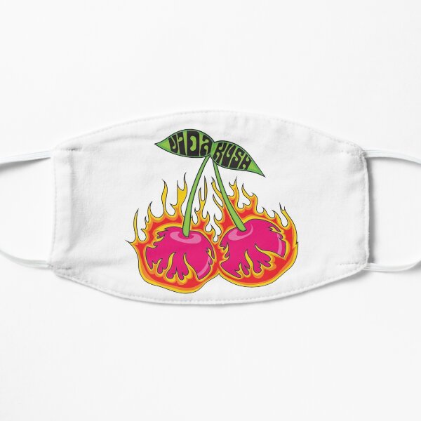 y2k cherry bomb Flat Mask