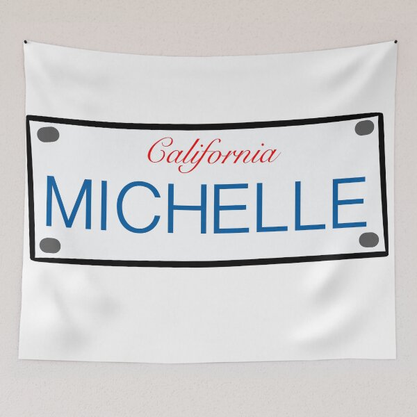 Item preview,  California License Plate Names Michelle designed and sold by LinhlyHarwell13.