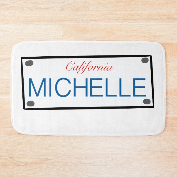 Item preview,  California License Plate Names Michelle designed and sold by LinhlyHarwell13.