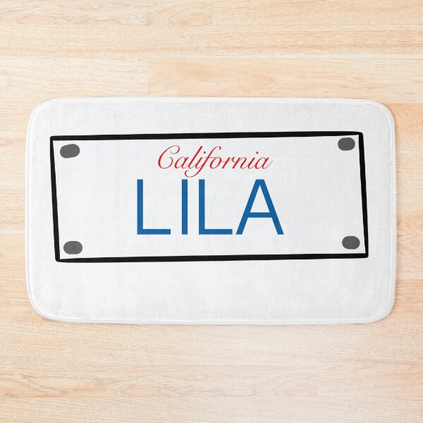 Item preview, California License Plate Names Lila designed and sold by LinhlyHarwell13.