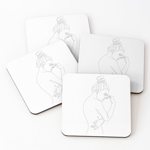 Item preview, Nude woman line illustration. Woman body sexy art. Line drawing of girl. Beautiful woman vector minimal print. Bauty woman print designed and sold by OneLinePrint.