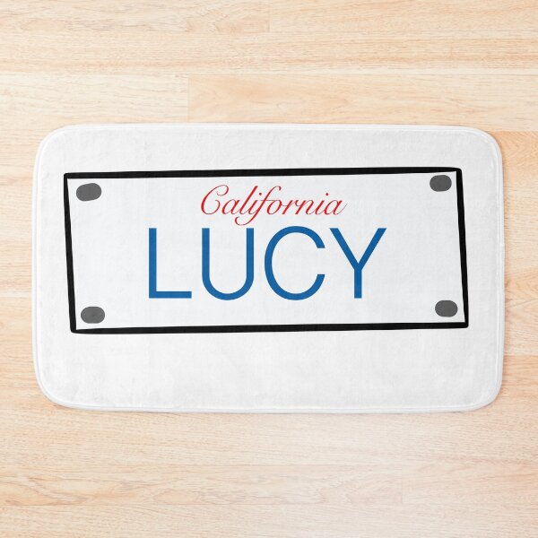 Item preview, California License Plate Names Lucy designed and sold by LinhlyHarwell13.