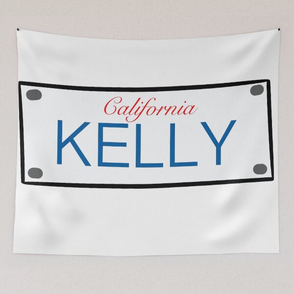 Item preview, California License Plate Names Kelly designed and sold by LinhlyHarwell13.