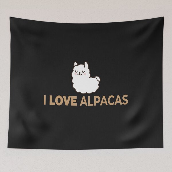 Item preview, I love alpacas and llamas designed and sold by Imutobi.