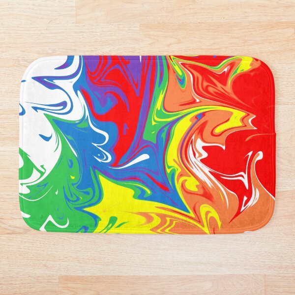 Item preview, Rainbow Paint Spill designed and sold by The Tilted Flamingo.
