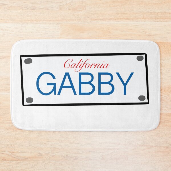 Item preview, California License Plate Names Gabby designed and sold by LinhlyHarwell13.
