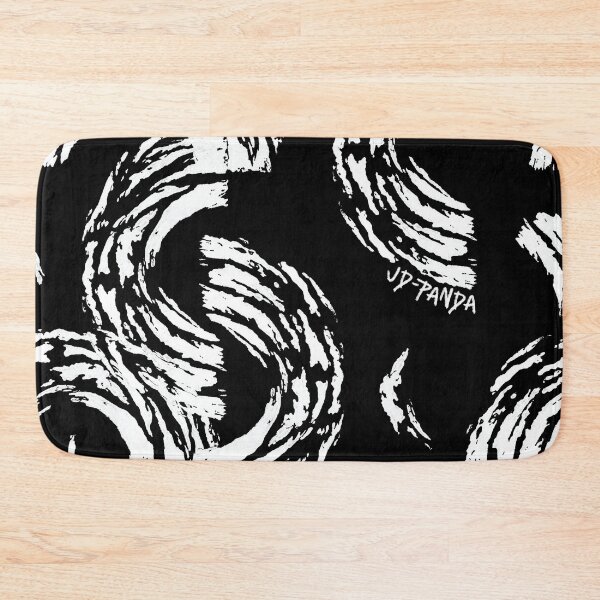 Item preview, Tossed Semi-Circles Linoleum Block Print in White designed and sold by JD-PANDA.