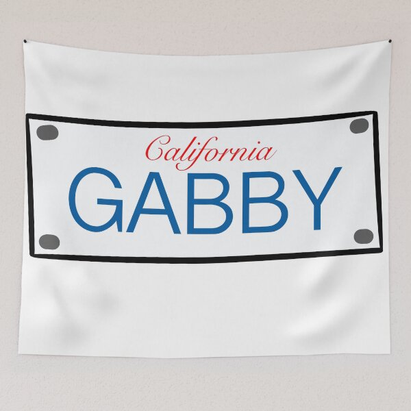 Item preview, California License Plate Names Gabby designed and sold by LinhlyHarwell13.