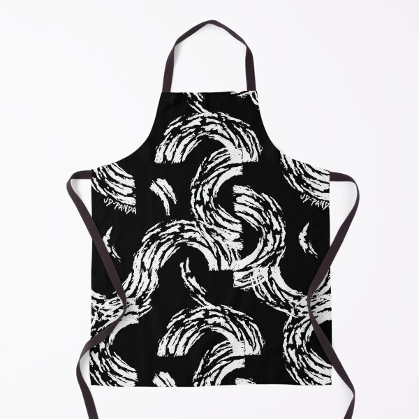 Item preview, Tossed Semi-Circles Linoleum Block Print in White designed and sold by JD-PANDA.