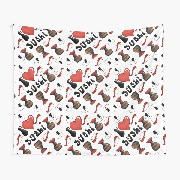 Sushi Love | Kawaii Style Tapestry