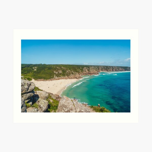 Porthcurno, Cornwall - 2020 Art Print