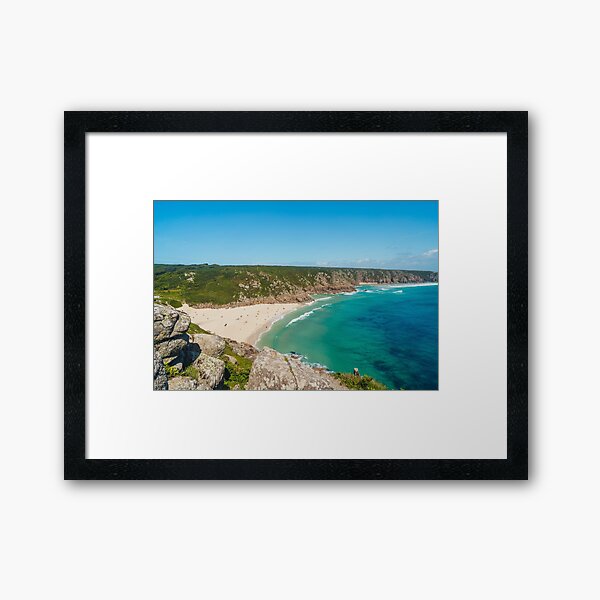 Porthcurno, Cornwall - 2020 Framed Art Print