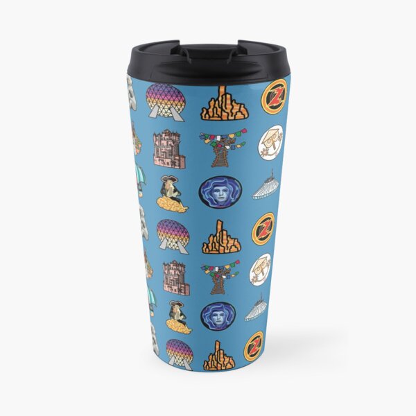 Ride Icon Pattern Travel Mug