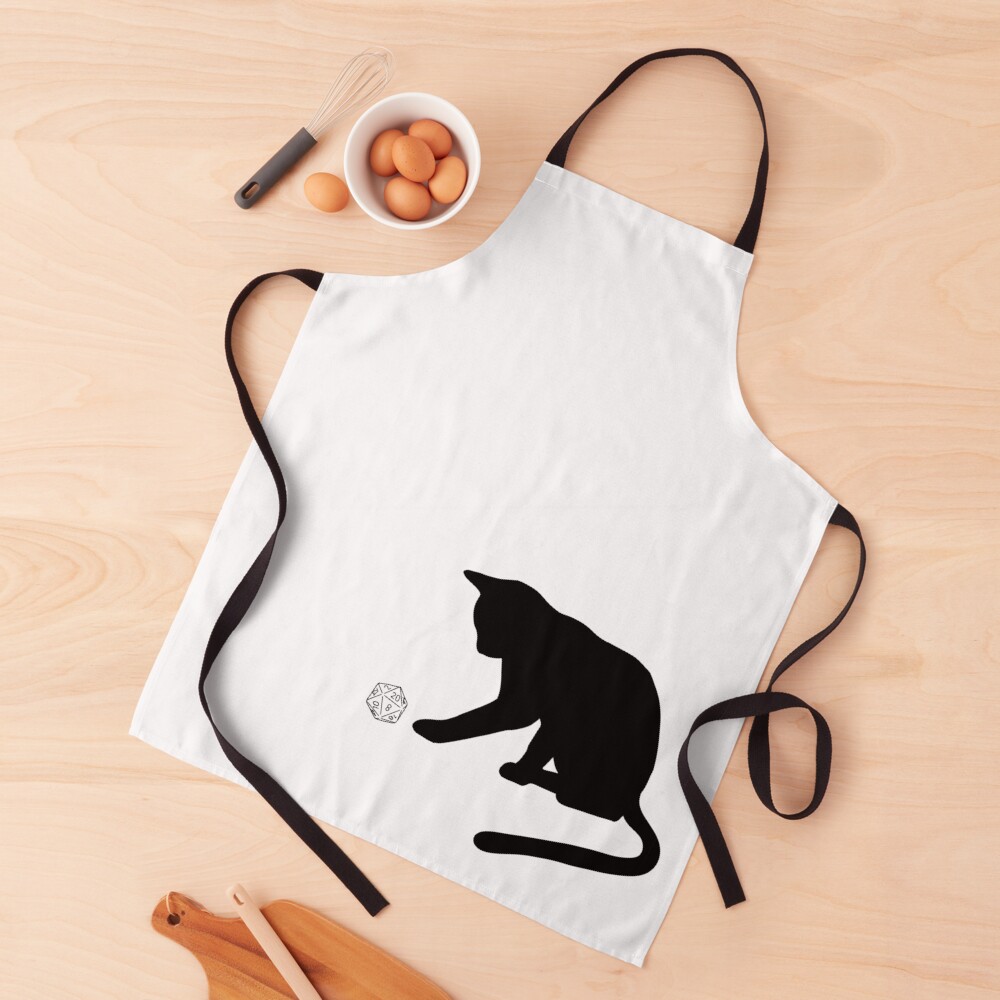 D20 Cat Apron