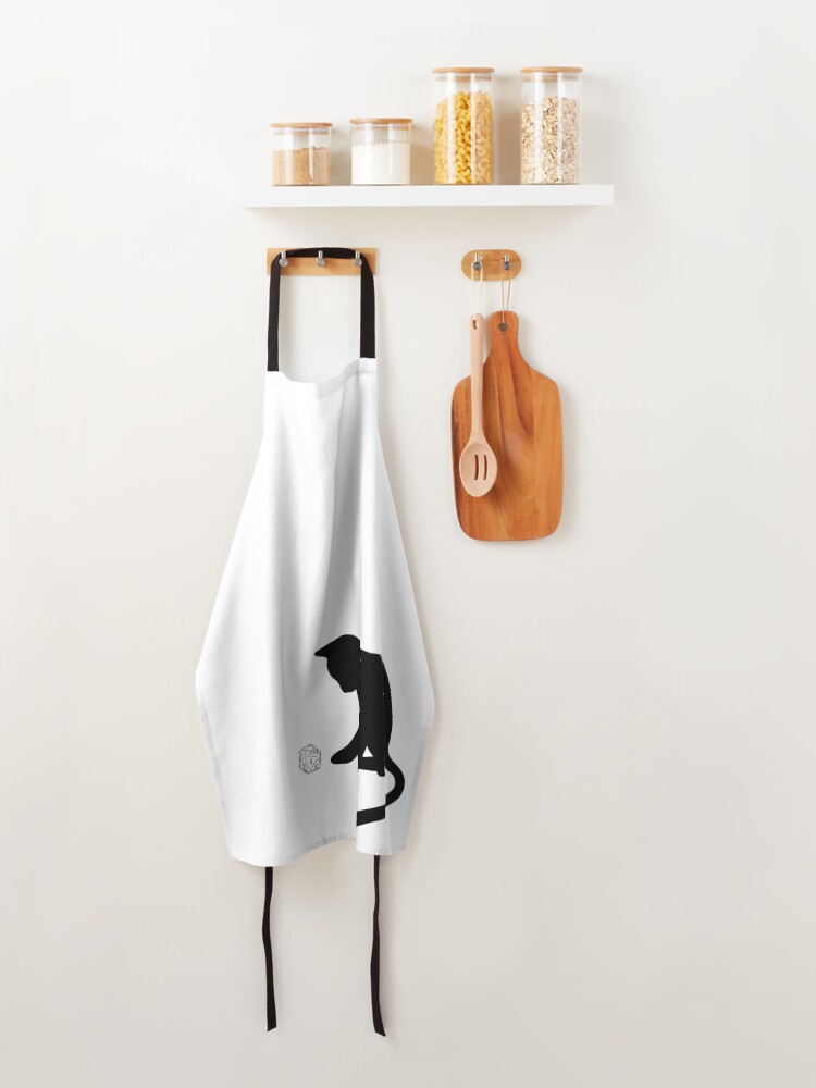 Alternate view of D20 Cat Apron