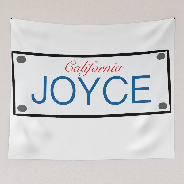 Item preview, California License Plate Names Joyce designed and sold by LinhlyHarwell13.
