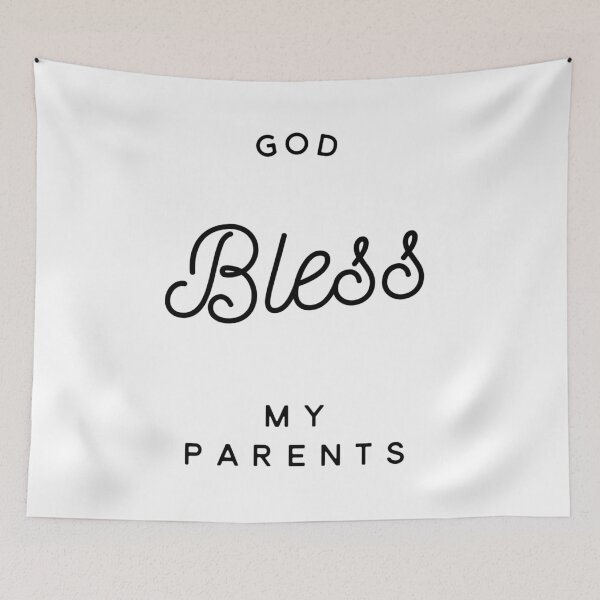 Item preview, GOD BLESS MY PARENTS - National Parents Day Wish designed and sold by junaid ali.